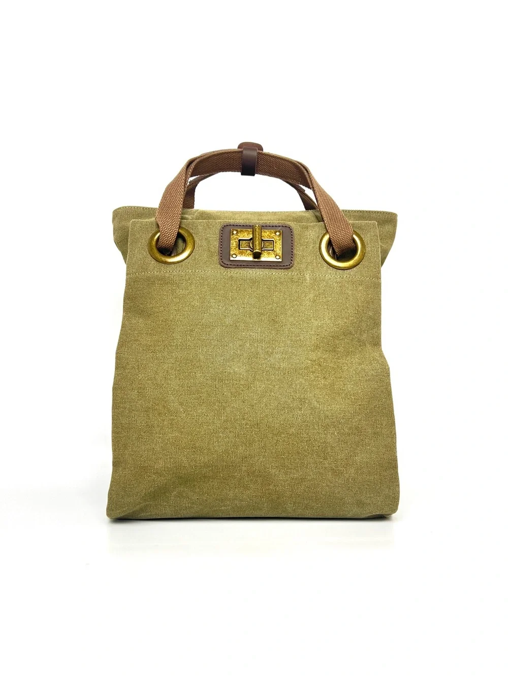 ZEDE Paris Pont-Des-Arts Olive Backpack Size Large